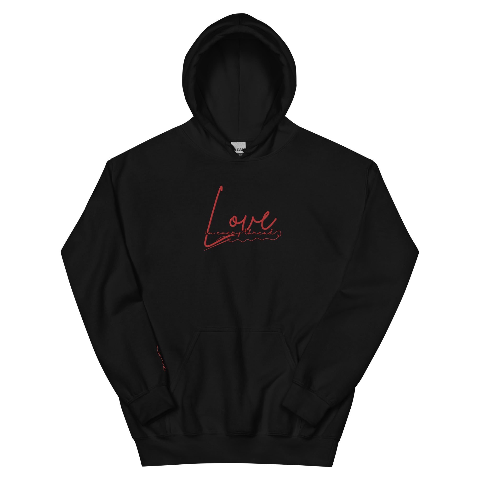 Love In Every Thread Hoodie (Red Thread)