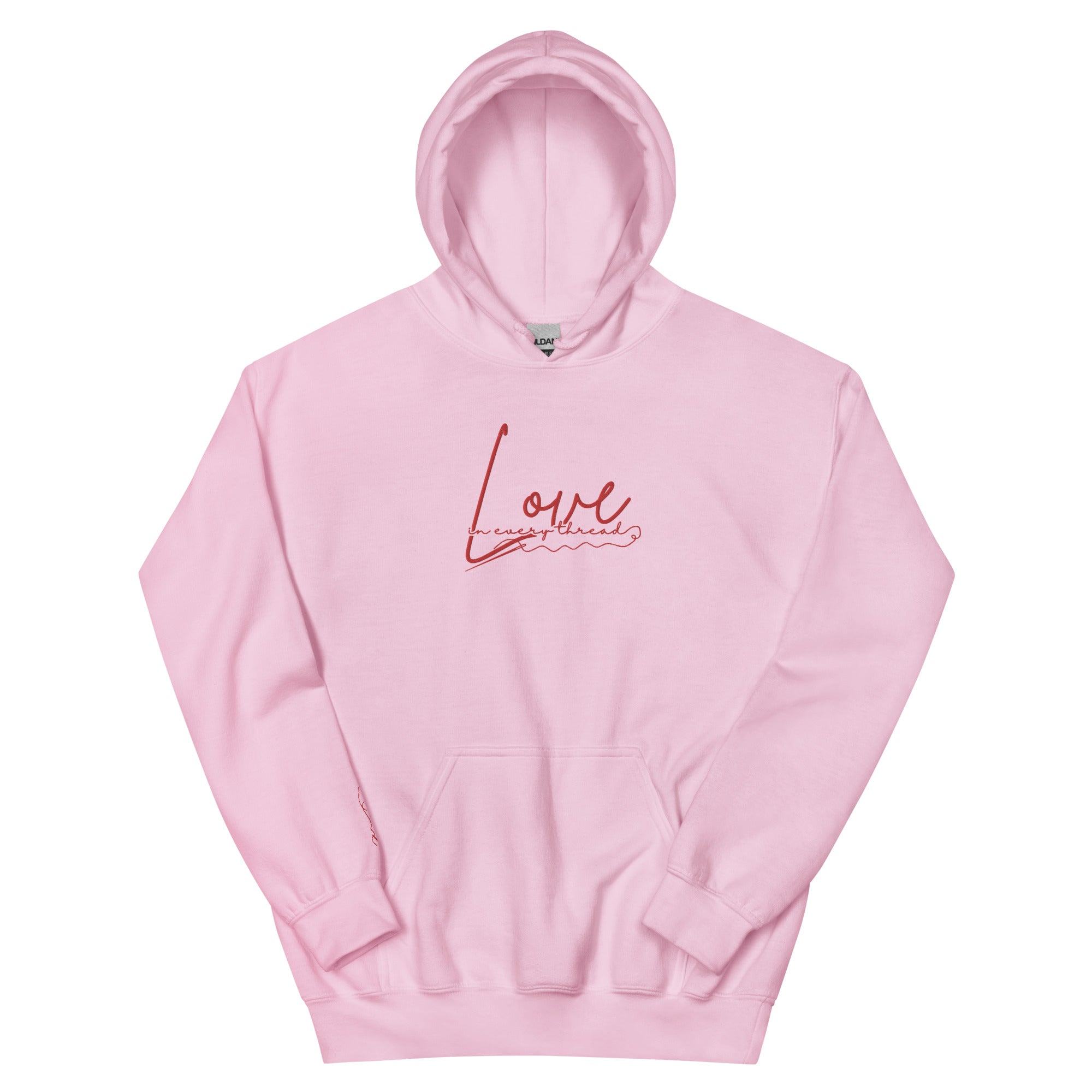 Love In Every Thread Hoodie (Red Thread)